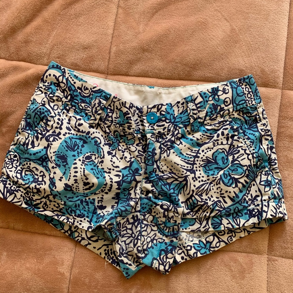 Lilly Pulitzer 3” Walsh cotton twill shorts
